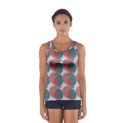 Pink Red Grey Three Art Sport Tank Top 