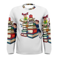 Back To School Men s Long Sleeve Tee by Valentinaart