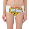 Back to school - school bus Mid-Waist Bikini Bottoms View1