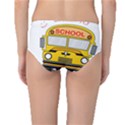 Back to school - school bus Mid-Waist Bikini Bottoms View2