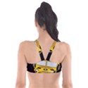 Back to school - school bus Plunge Bikini Top View2