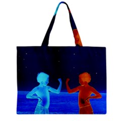 Space Boys  Zipper Mini Tote Bag by Valentinaart