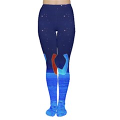 Space Boys  Women s Tights by Valentinaart