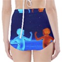 Space boys  High-Waisted Bikini Bottoms View2