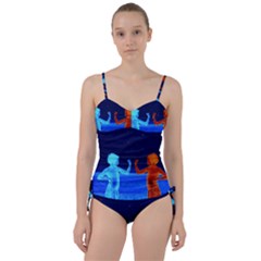 Space Boys  Sweetheart Tankini Set by Valentinaart