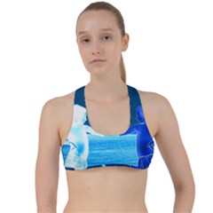 Space Boys  Criss Cross Racerback Sports Bra