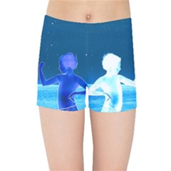 Space Boys  Kids Sports Shorts by Valentinaart