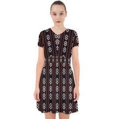 Folklore Pattern Adorable In Chiffon Dress