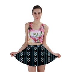 Folklore Pattern Mini Skirt