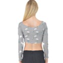 Shave Our Rhinos Animals Monster Long Sleeve Crop Top View2