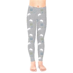 Shave Our Rhinos Animals Monster Kids  Legging by Mariart