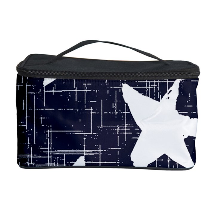 Star Space Line Blue Art Cute Kids Cosmetic Storage Case