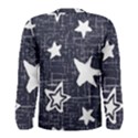 Star Space Line Blue Art Cute Kids Men s Long Sleeve Tee View2