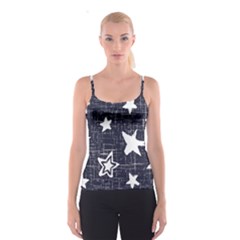 Star Space Line Blue Art Cute Kids Spaghetti Strap Top by Mariart