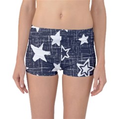 Star Space Line Blue Art Cute Kids Boyleg Bikini Bottoms