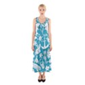 Summer Icons Toss Pattern Sleeveless Maxi Dress View1