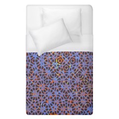 Silk Screen Sound Frequencies Net Blue Duvet Cover (Single Size)