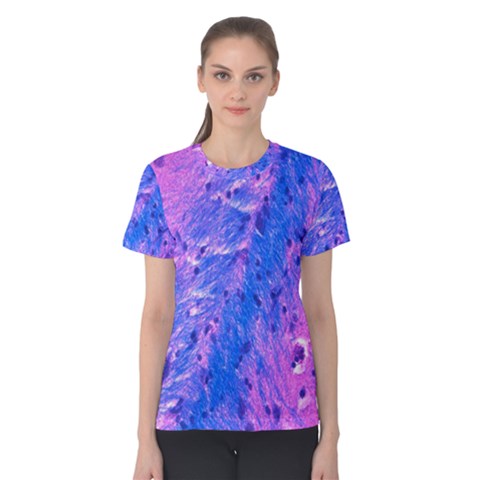 The Luxol Fast Blue Myelin Stain Women s Cotton Tee by Mariart