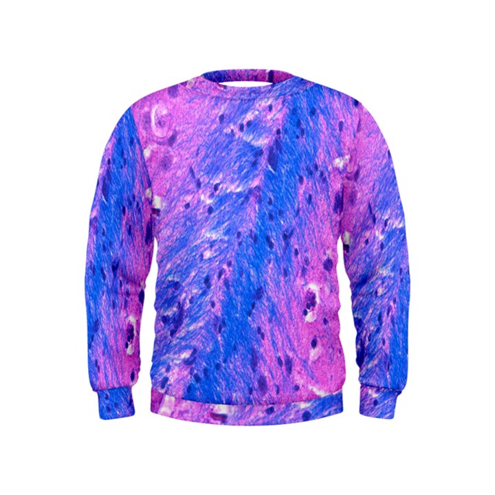 The Luxol Fast Blue Myelin Stain Kids  Sweatshirt