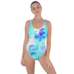 Transparent Colorful Rainbow Blue Paint Sky Bring Sexy Back Swimsuit by Mariart