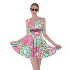 Donuts pattern Skater Dress