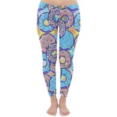 Donuts Pattern Classic Winter Leggings