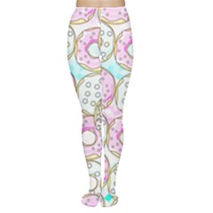 Donuts Pattern Women s Tights by ValentinaDesign