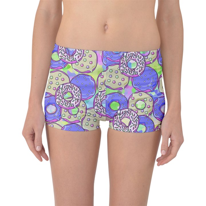 Donuts pattern Boyleg Bikini Bottoms