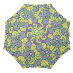 Donuts Pattern Straight Umbrellas by ValentinaDesign