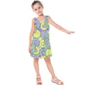 Donuts pattern Kids  Sleeveless Dress View1