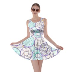 Donuts Pattern Skater Dress by ValentinaDesign