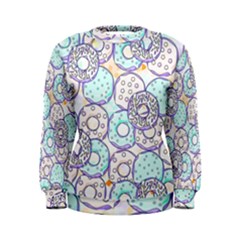 Donuts Pattern Women s Sweatshirt