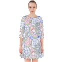 Donuts pattern Smock Dress View1