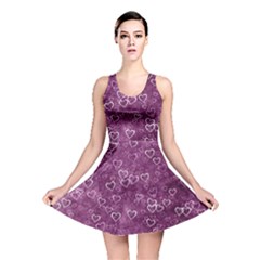 Heart pattern Reversible Skater Dress