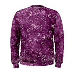 Heart pattern Men s Sweatshirt