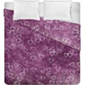 Heart pattern Duvet Cover Double Side (King Size) View2