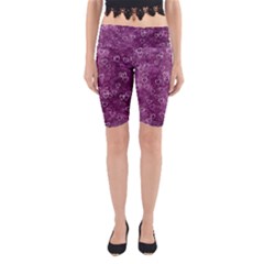 Heart pattern Yoga Cropped Leggings