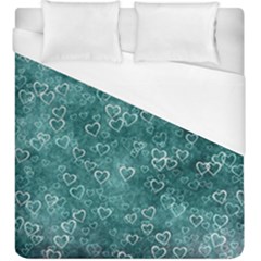 Heart Pattern Duvet Cover (king Size) by ValentinaDesign