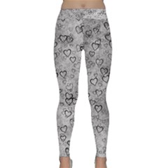 Heart Pattern Classic Yoga Leggings by ValentinaDesign