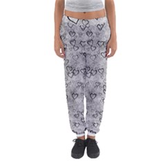 Heart Pattern Women s Jogger Sweatpants by ValentinaDesign