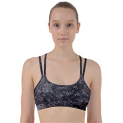 Heart Pattern Line Them Up Sports Bra by ValentinaDesign