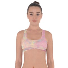 Heart Pattern Got No Strings Sports Bra by ValentinaDesign