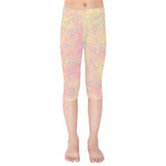 Heart Pattern Kids  Capri Leggings 