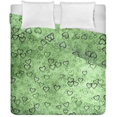 Heart Pattern Duvet Cover Double Side (california King Size) by ValentinaDesign