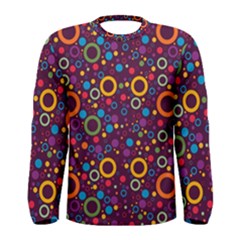 70s Pattern Men s Long Sleeve Tee