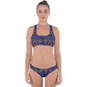 70s pattern Cross Back Hipster Bikini Set View1