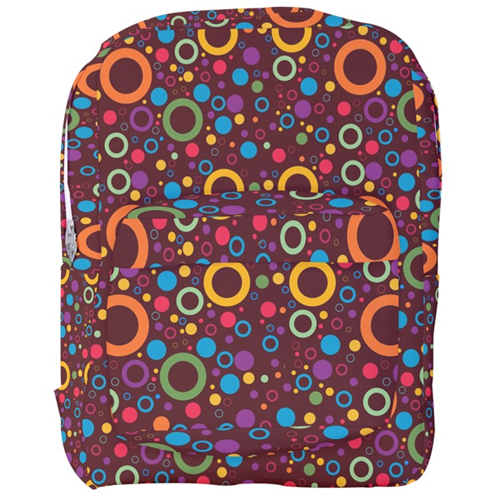 70s pattern Full Print Backpack