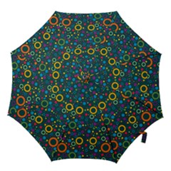 70s Pattern Hook Handle Umbrellas (small) by ValentinaDesign