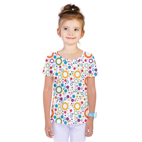 70s Pattern Kids  One Piece Tee by ValentinaDesign