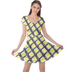 Wafer Size Figure Cap Sleeve Dress by Mariart